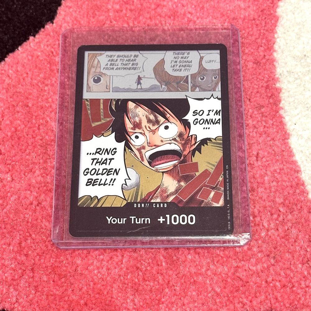 DON!! Card Luffy – One Piece Adventure on KAMI's Island – As Pictured